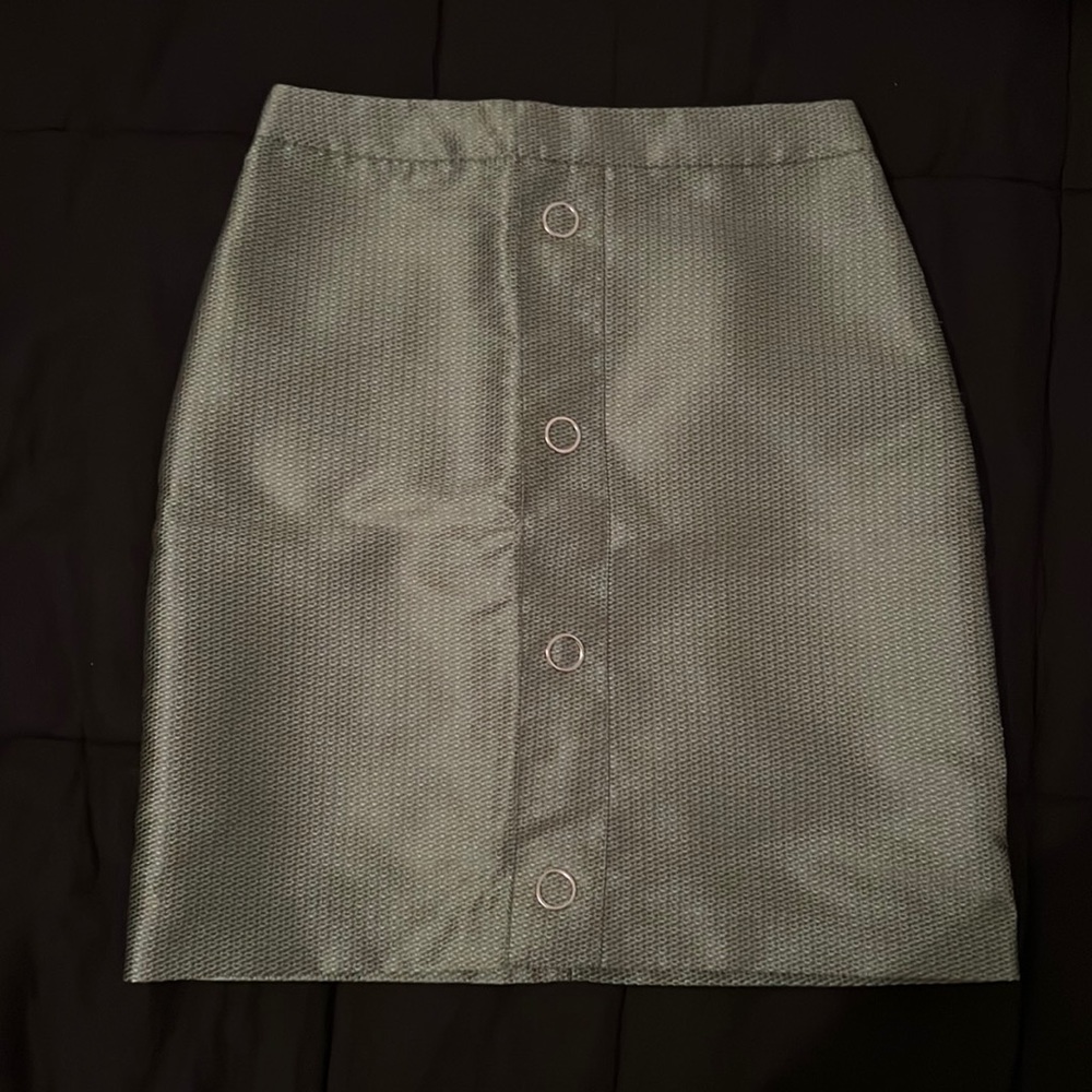 H&M Green Pencil Skirt